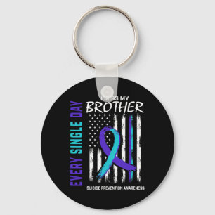 Miss My Brother Suicide Awareness Prevention Ameri Nyckelring