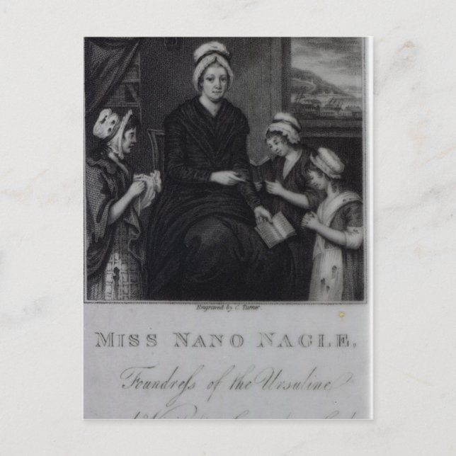 Miss Nano Nagle, 1809 Vykort (Framsida)