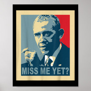 Miss Obama Underbar president Obama? Poster
