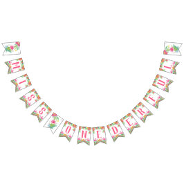 Miss ONEderful First Birthday Banner Vimplar