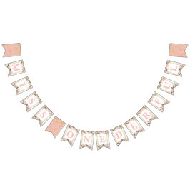 Miss ONEderful First Birthday Banner Vimplar