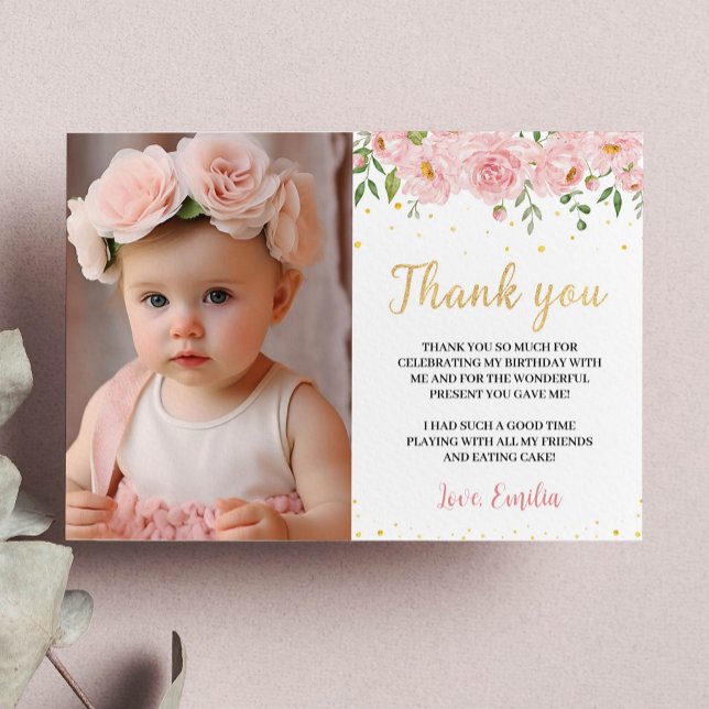 Miss Onederful Födelsedagsfest Photo - tackkort Tack Kort (Skapare uppladdad)