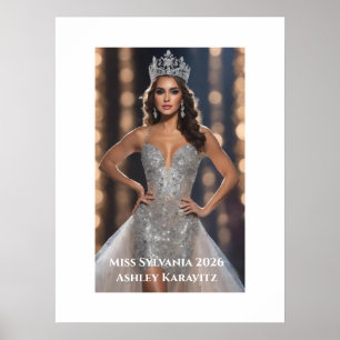 Miss Pageant Personlig Porträtt Poster