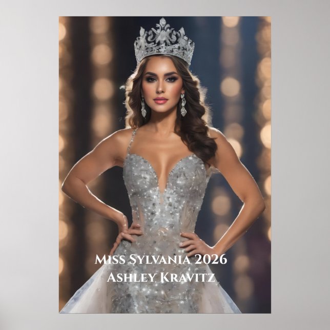 Miss Pageant Personlig Porträtt Poster (Framsidan)