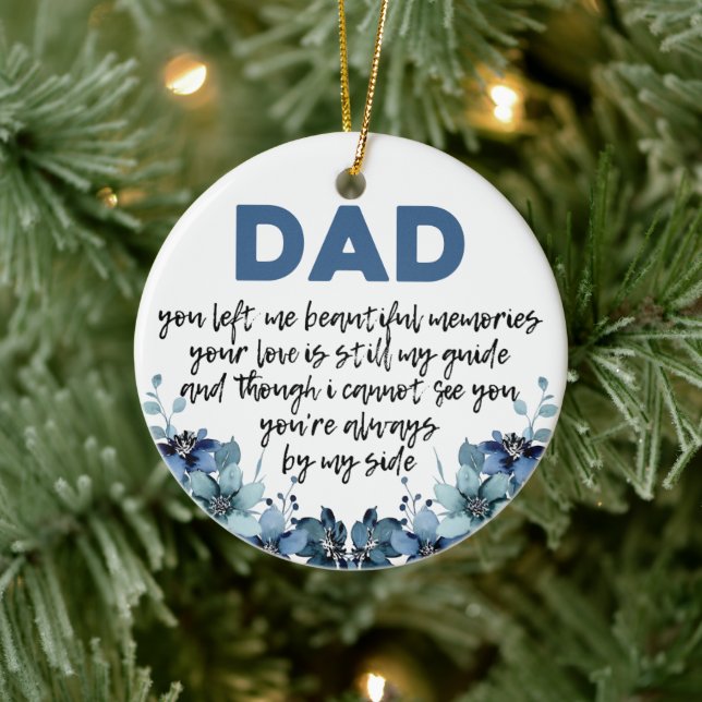 Miss Pappa i minnet på Far Julgransprydnad Keramik (Träd)