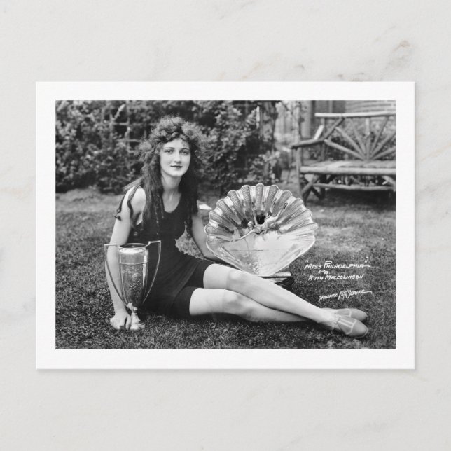 Miss Philadelphia, tidigt 1900 Vykort (Framsida)