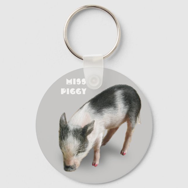 Miss Piggy Keychain Nyckelring (Framsida)