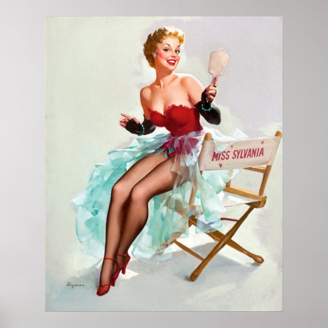 Miss Pin Up Poster (Framsidan)
