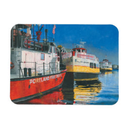 Miss Portland Fireboat och Casco Bay Ferries Magnet