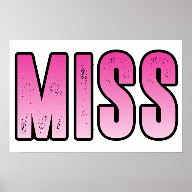 Miss Poster (Framsidan)