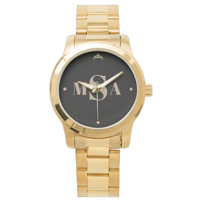 Miss Rodeo Anpassningsbar Manar Krona Watch Armbandsur (Framsida)