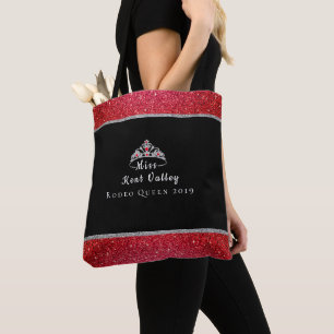 Miss Rodeo Krona Miss Rodeo Anpassningsbar Titel Tygkasse