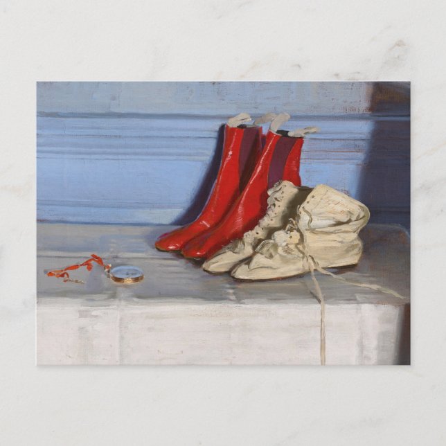 Miss Simpsons Boots | William Nicholson Vykort (Framsida)