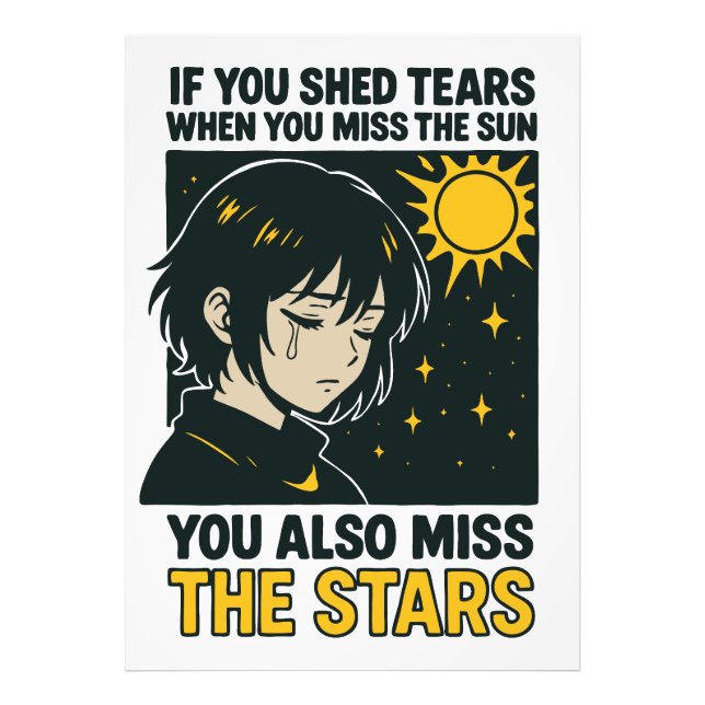 Miss the stars fototryck (Framsidan)