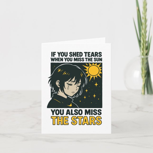 Miss the stars inbjudan (Framsida)