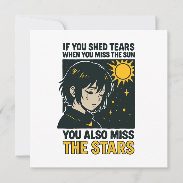 Miss the stars inbjudningar (Framsida)