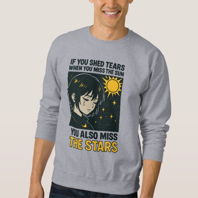 Miss the stars lång ärmad tröja (Framsida)