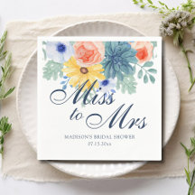 Miss till Mrs Blommigt Succulent Macaron Möhippa