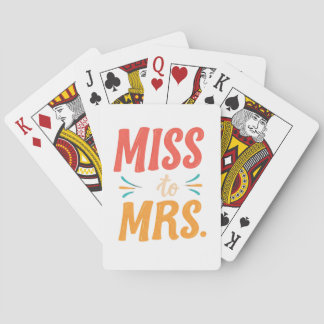 Miss till Mrs. Casinokort