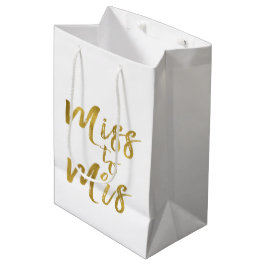 Miss till Mrs Möhippa Party Gold Foil