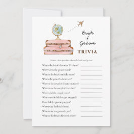 Miss till Mrs Möhippa Trivia-spel Inbjudningar