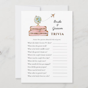 Miss till Mrs Möhippa Trivia-spel Inbjudningar