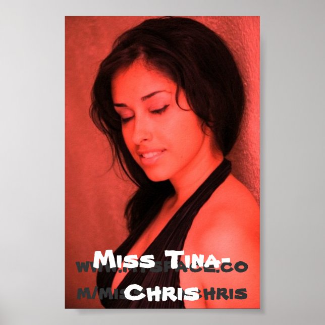 Miss Tina-Chris Poster (Framsidan)