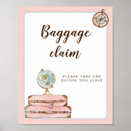Miss to Mrs Möhippa Baggage claim Sign Poster