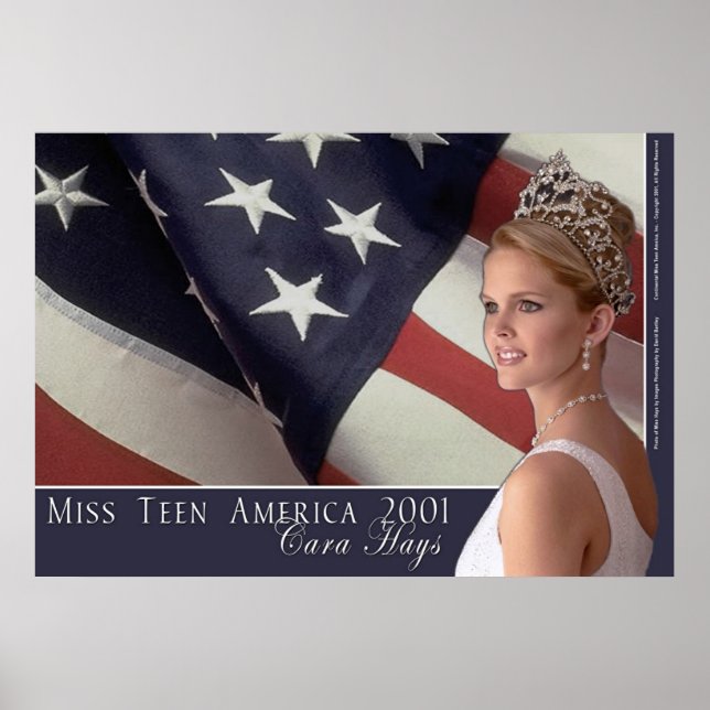 Miss Tonåring America 2001 Poster (Framsidan)