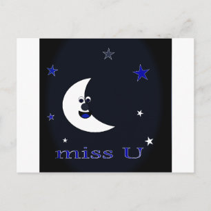 miss u vykort