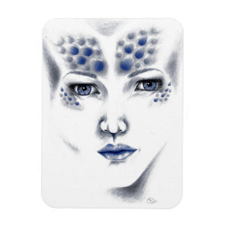 Miss Universe Vacker utomjording kvinna Original k Magnet