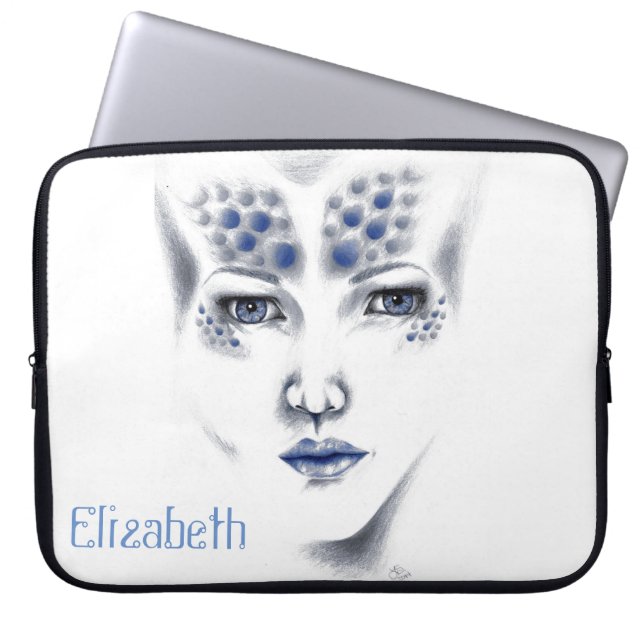 Miss Universe Vacker utomjordinge kvinna Original  Laptop Sleeve (Framsidan)