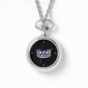 Miss USA America stil Krona Wrap Around Watch Armbandsur