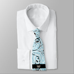 Miss USA Blue Krona Manar Flourish Tie Slips