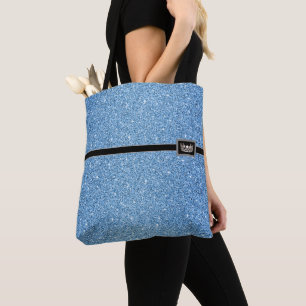 Miss USA Krona Skönhetstävling Faux Glitter Tote B Tygkasse