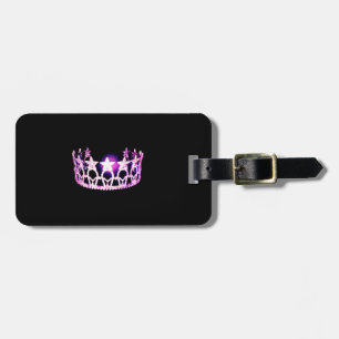 Miss USA Orchid Krona Luggage Tag Bagagebricka