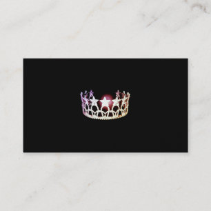 Miss USA Silver Krona Affärskort Visitkort