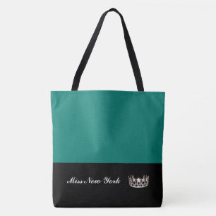 Miss USA Silver Krona Tote Bag-Large Bahama Tygkasse