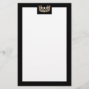 Miss USA State stil Krona Stationery Brevpapper