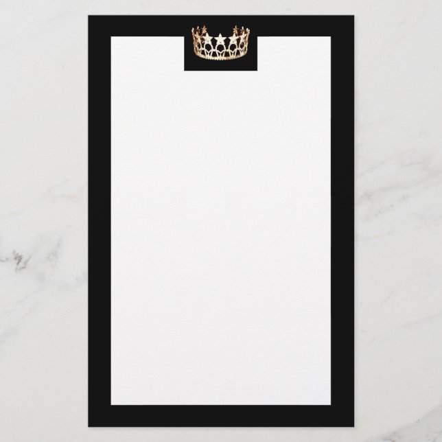 Miss USA State stil Krona Stationery Brevpapper (Framsida)