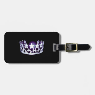 Miss USA stil Krona Luggage Tag Bagagebricka