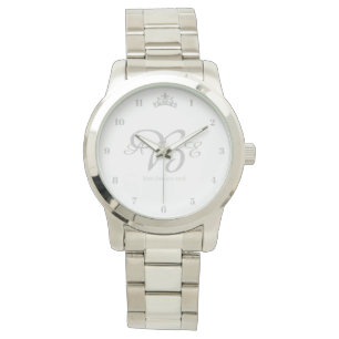 Miss USA stil Silver Krona Watch Armbandsur