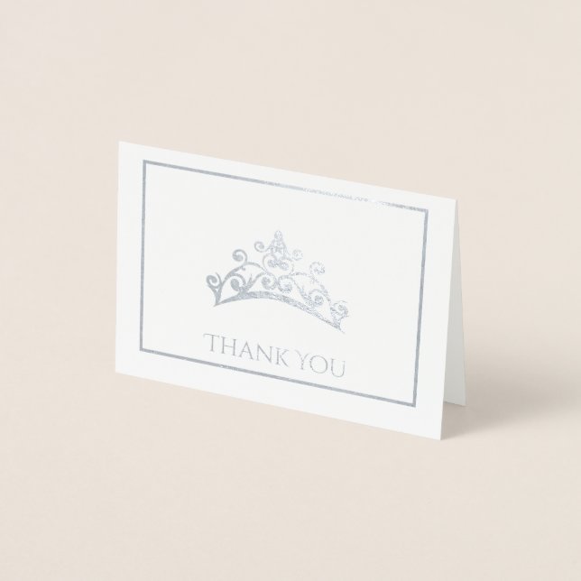 Miss USA stil Skönhetstävling Foil Tiara Mini Card Folierat Kort (Framsida)