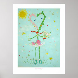 Miss Valentine-utskrift Poster