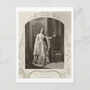 Miss Vandenhoff som Juliet, lag III scen 1 av Rom Vykort