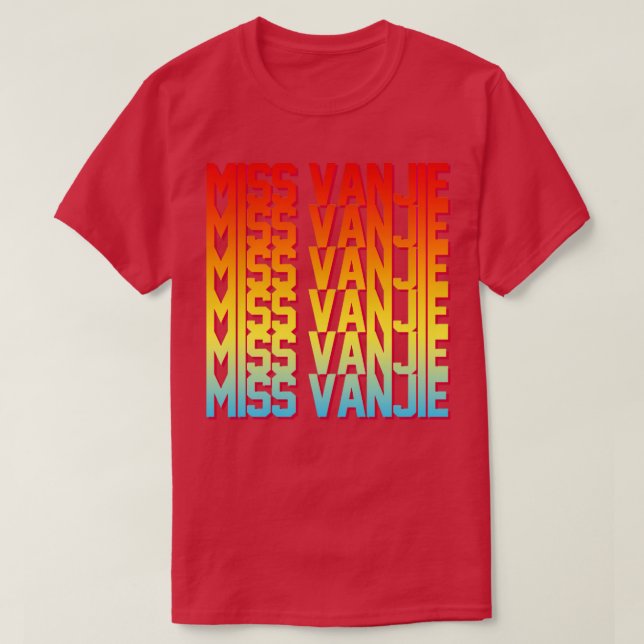Miss Vanjie T Shirt (Design framsida)