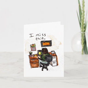 Miss Ya Back Coworking Card Miss You Card Kort