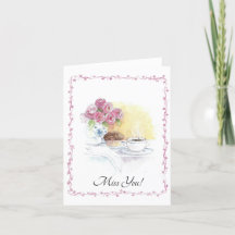 Miss You Card