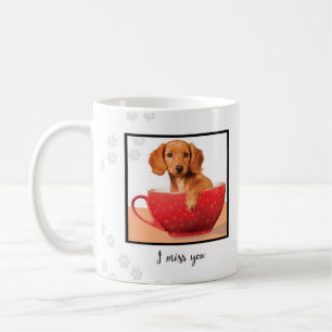 Miss You Dachsund Puppy i Kopp