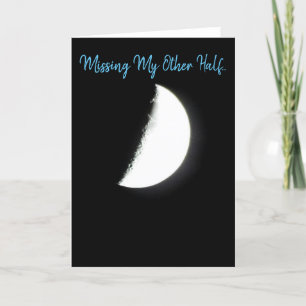 Miss You Greeting Card Kort